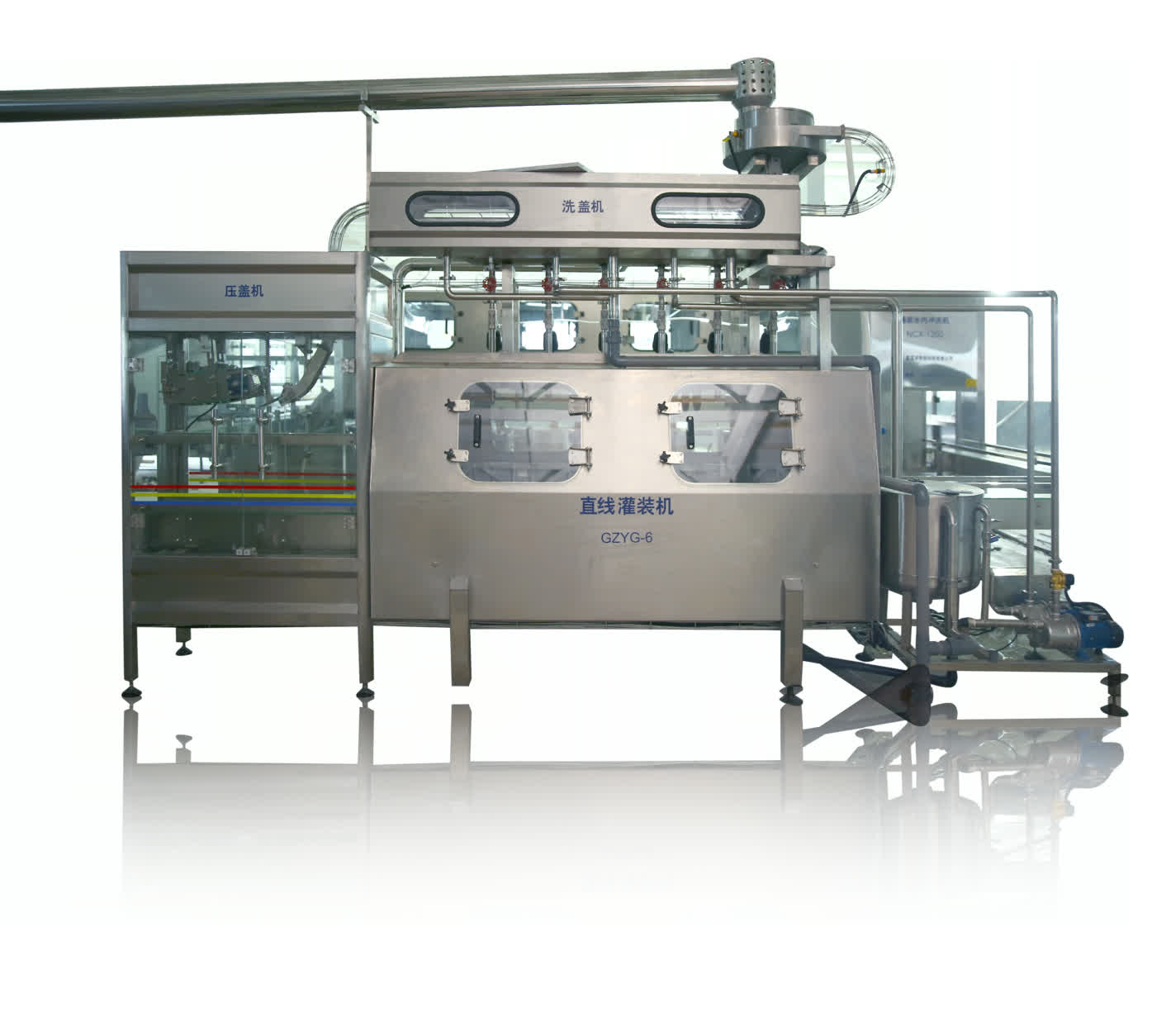 直線灌裝機(jī)三合一